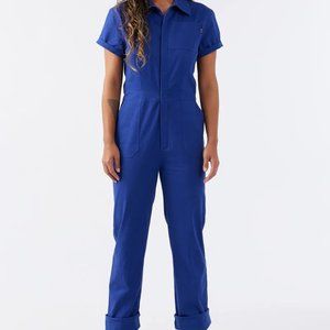Atwyld Pit Crew Jumpsuit - Retro Blue XS
